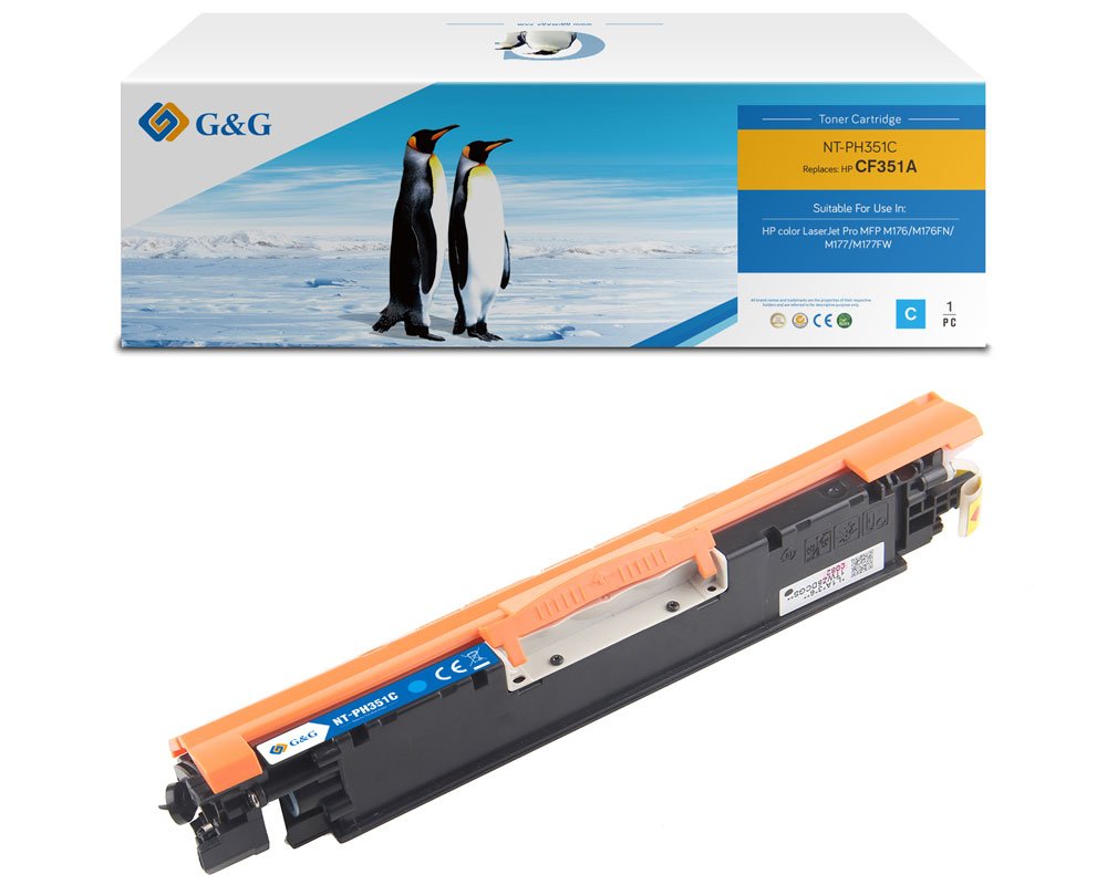 Kompatibel mit HP 130A / CF351A Toner Cyan [modell] - Marke: G&G